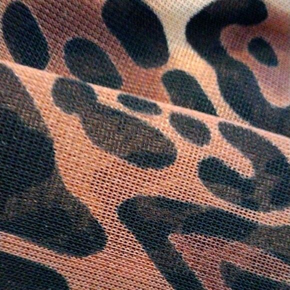 Animal Print and Black Top - Picture 9 of 9